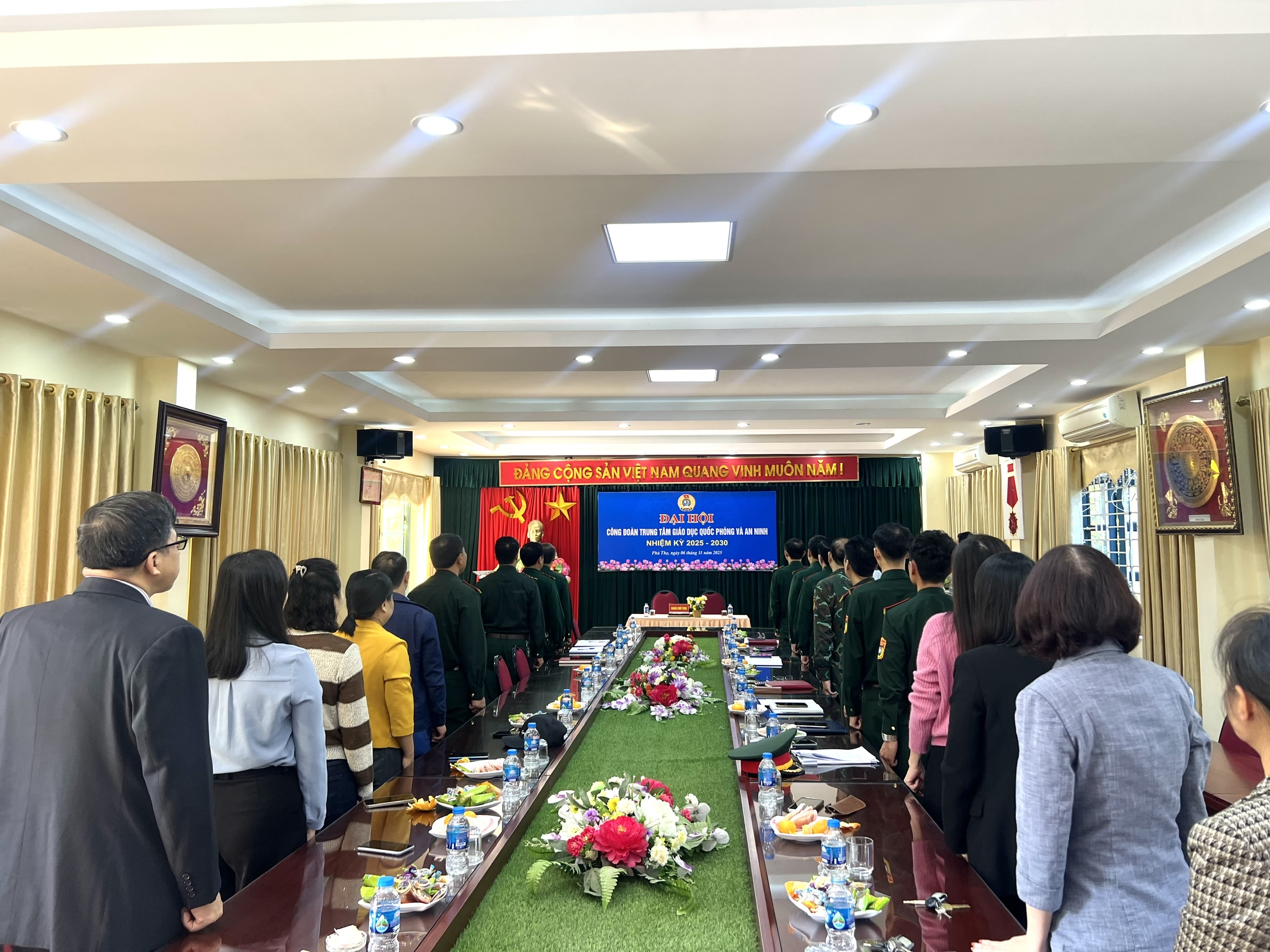 ĐẠI HỘI CÔNG ĐOÀN  TRUNG TÂM GDQP&AN NHIỆM KỲ 2025 - 2030