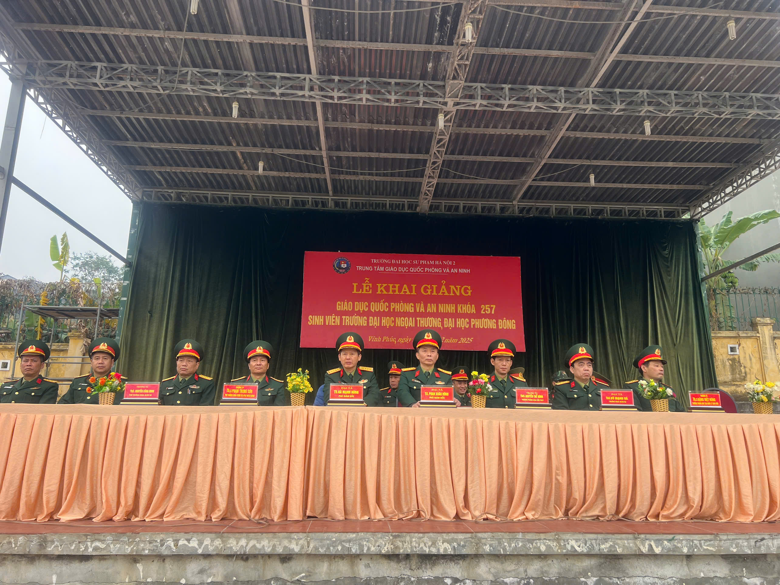 KHAI GIẢNG GDQP&AN K257