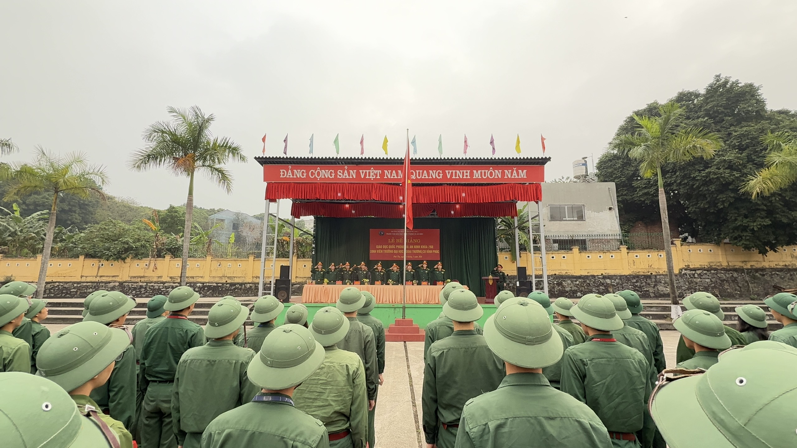 LỄ BẾ GIẢNG GDQP&AN KHÓA 268